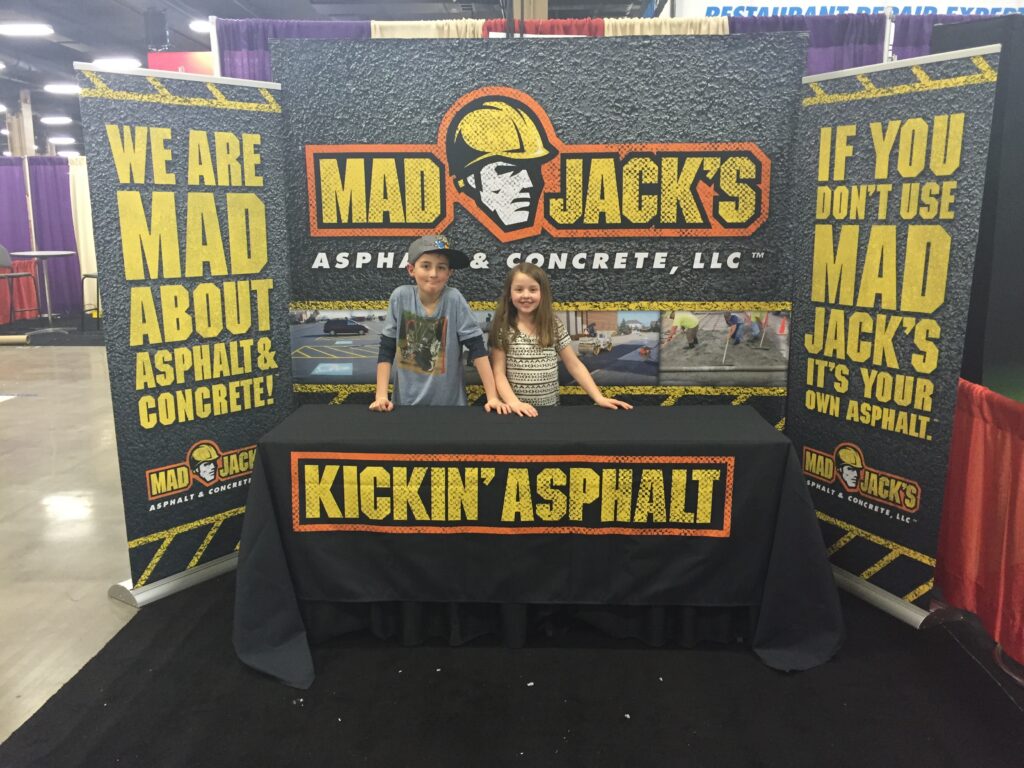 Maddie and Jack at RFMA booth 2016 Nashville, TN