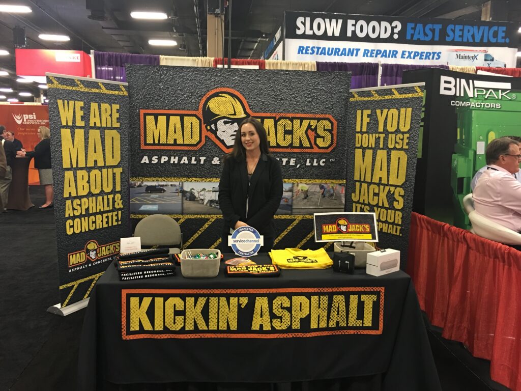 Kara at the Mad Jack's booth RFMA 2016